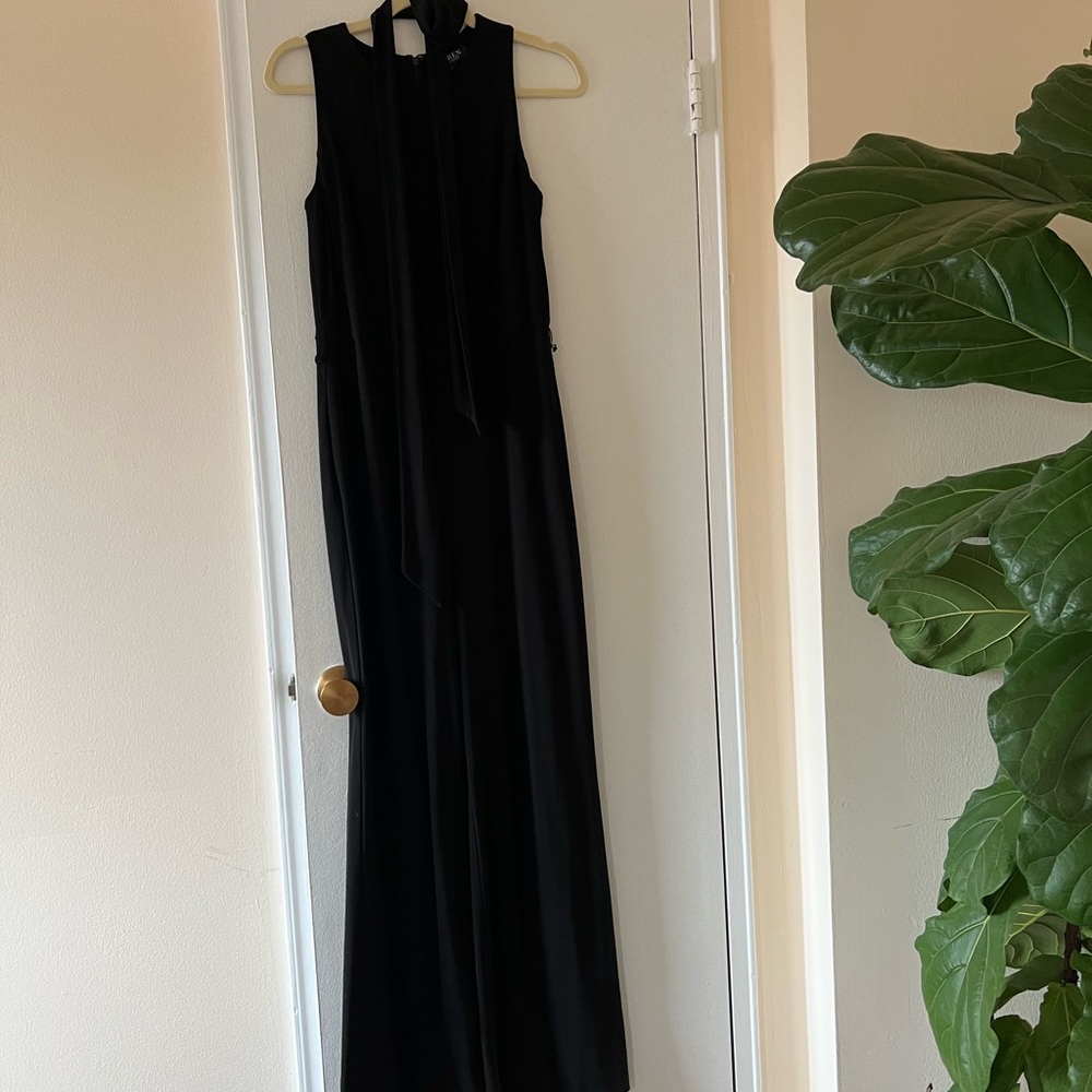 Ralph Lauren Black Sleeveless Jumpsuit